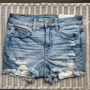American Eagle  Hi Rise Super Stretch Shorties